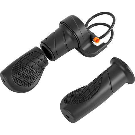 Half-butterfly throttle grip for 12V-72V electric vehicles, universal waterproof connector for ATVs