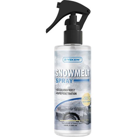 Dégivreur de pare-brise, spray anti-neige pour vitres, spray dégivrant, spray fondant, dégivreur pour pare-brise de voiture (1/4)