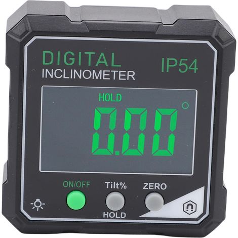 Niveau à Bulle Numérique Inclinomètre, Niveau Numérique avec écran LCD Appareil de Mesure D'angle Inclinomètre avec Pied Magnétique, pour Travaux de Bois Construction Déco (1/5)