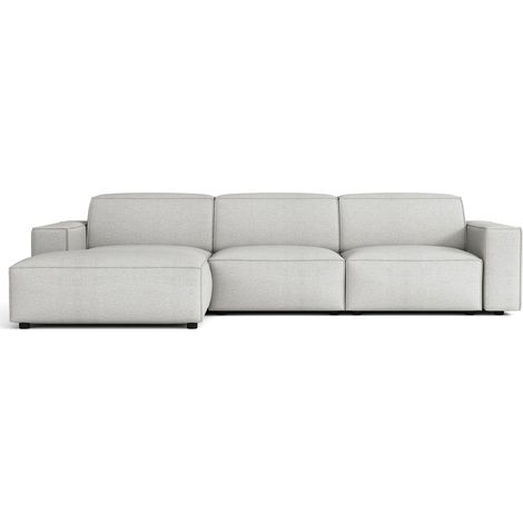 Selsey Sellmo - Canapé d'angle - 287 cm - gauche - Gris clair (1/5)