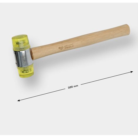 BRILLIANT TOOLS Marteau de protection en plastique Ø 40 mm - BT071930 (1/5)
