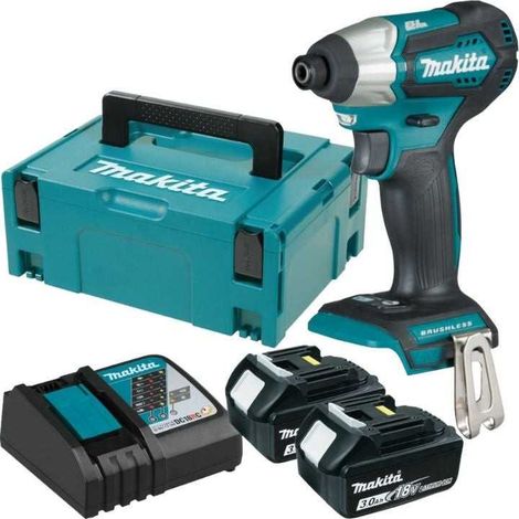 Visseuse à chocs 18V Li-Ion MAKITA DTD155RFJ 140 Nm - 2 batteries 3Ah + coffret + chargeur