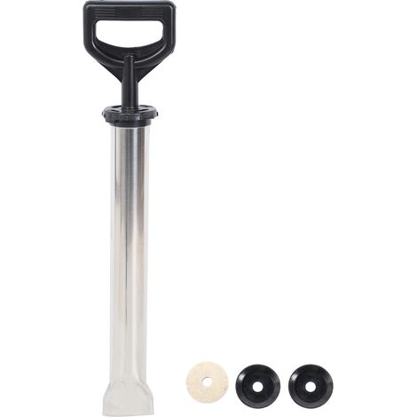 Pistolet à joint en mortier de ciment acier inoxydable, pulvérisateur pour joints de briques, outil de jointoiement de carrelage avec buse plate (1/5)