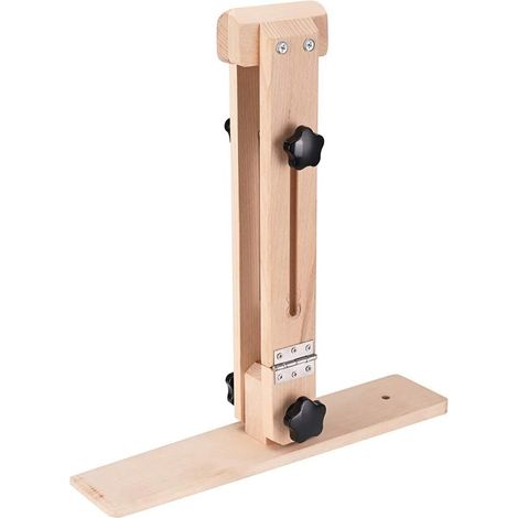 Pince de table en bois améliorée pour cheval de poney cousu à la main en cuir pour la couture du cuir (1/5)