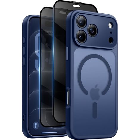 Coque pour iPhone 18 Pro Max avec Verre Trempé Anti-Espion (1/5)
