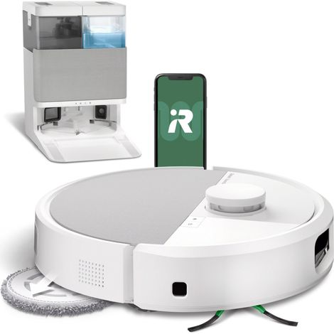 iRobot Roomba Plus 505 Combo Robot + AutoWash Dock Weiß