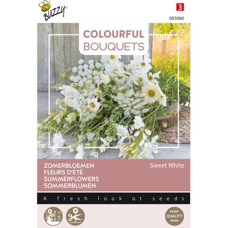 Buzzy Colourful Bouquets Sweet White Semences - Ca. 5 gr