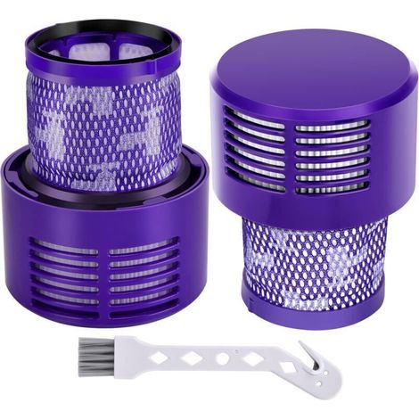 Filter for Dyson V10 SV12, 2 Replacement Filters for Dyson V10 SV12 Cyclone Series Vacuum Cleaner, V10 Absolute Animal Motorhead Total Clean SV12 Cordless Accessory DY-969082-01 (1/5)