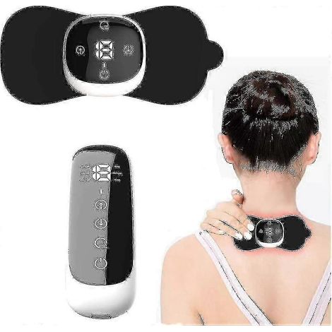 Appareil TENS sans fil pour soulager la douleur, stimulateur musculaire chauffant rechargeable, massage EMS
