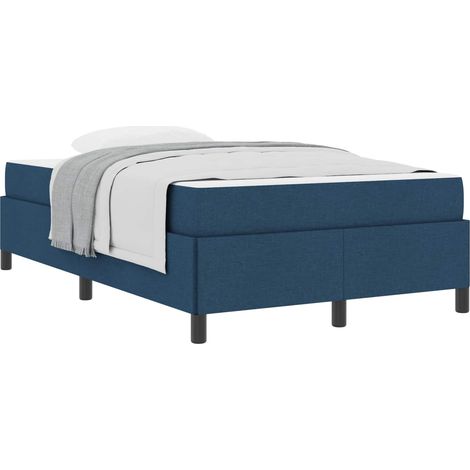 Maison Exclusive - Cama tipo Box Spring Azul 120 x 200 cm tela (1/5)