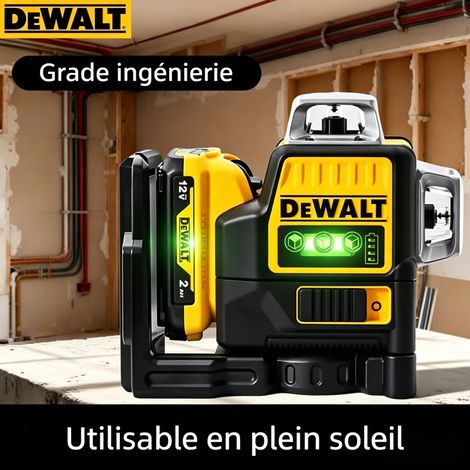 Niveau laser vert DEWALT DW089LG 12V, auto-nivellement, IP65, lot complet pour carreleurs et installateurs (1/5)