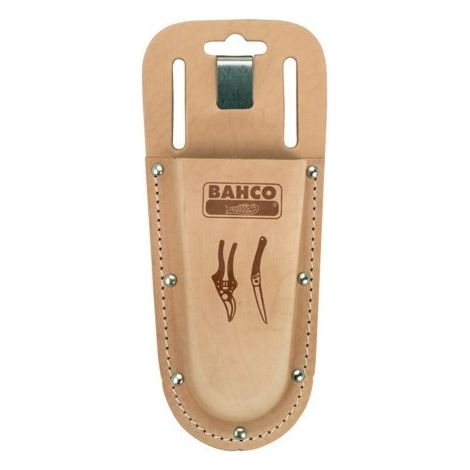 Bahco – Etui cuir pour sécateur – Cuir épais de première qualité – Fixation ceinture jusqu'à 50mm – PROFH