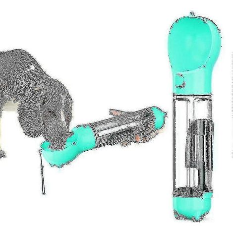 Sac poubelle multifonctionnel portable pour les voyages en plein air, pelle et distributeur d'eau pour chien
