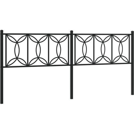 Tête de lit,Panneau décoratif métal noir 193 cm CFW4361515 (1/5)