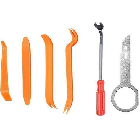 6-Piece Car Trim Removal Tool Set, Car Interior Trim Removal Installation Tool, for Radio and Door Panel (1/4)