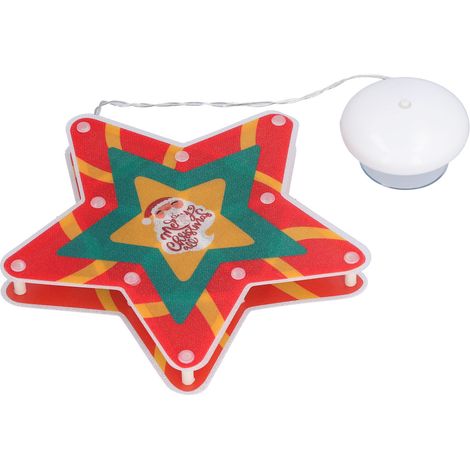Suspension lumineuse LED en forme de tasse pour Noël, à ventouse. (1/5)