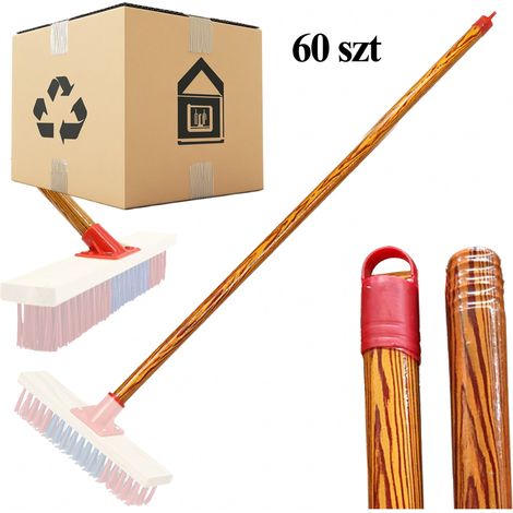 Kit de 60 manches métalliques 120 cm pour balais et brosses