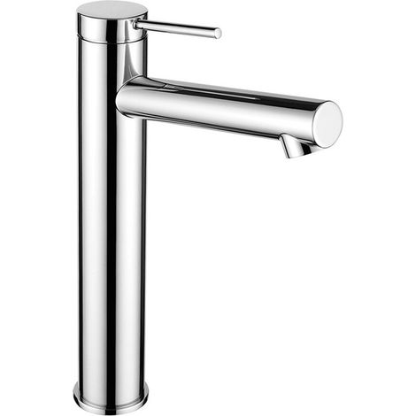 Miscelatore lavabo alto in ottone cromo con leva monocomando slim Alba (1/2)