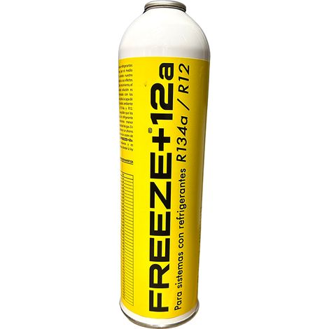 FREEZE +12A 420g  Sustituto Orgánico R134a R12  Gas Ecológico de Alta Eficiencia  Rendimiento Profesional
