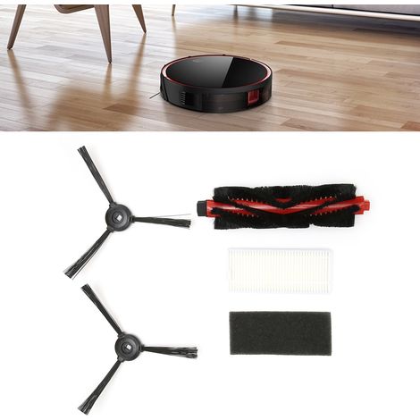 Kit d'Accessoires de Remplacement pour Robot Aspirateur - Brosses Principale et Latérales, Filtre - Compatible Lefant M200/M201/M520M/M571/T700 (1/5)