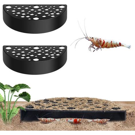 Confezione da 2 nidi di gamberetti, nidi di gamberetti per acquario, grotte per acquario, tunnel per pesci, accessori e decorazioni per acquario per piccoli gamberetti e pesci, offre i (1/5)