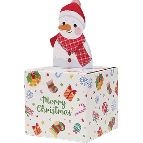 Boîte À Argent - Pour Cadeaux De Noël - Avec Carte Tirée Et Support Pour Billets - Lot De 2 (1/5)