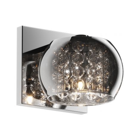 Zumaline CRYSTAL Applique, Transparente, Chrome, 1x G9