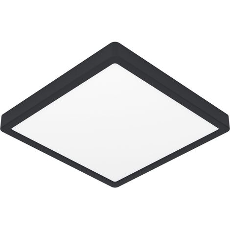 Lampe de plafond Zigbee Fueva 6-Z Carré - Noir - 39x39cm - 901728