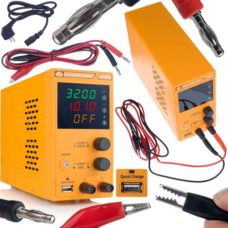 Alimentatore da Laboratorio AmpPulse RAPEP-15002 150V 2A – Precisione Elevata, Display Chiaro, Protezione ROSFIX  Uso Versatile in Laboratori