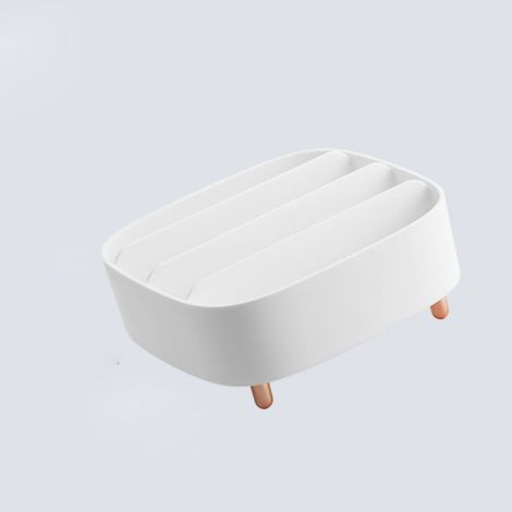 Pinceau Maquillage Organizer Bureau Rangement Multifonction Ajustable Support Cosmétiques Rouge à Lèvres Fard à Paupières Blanc (1/4)
