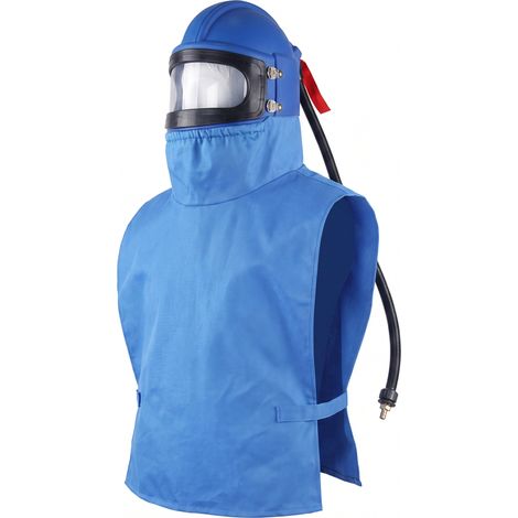 Casque de sablage avec alimentation en air Casque de sablage avec alimentation en air Casque de protection pour sablage