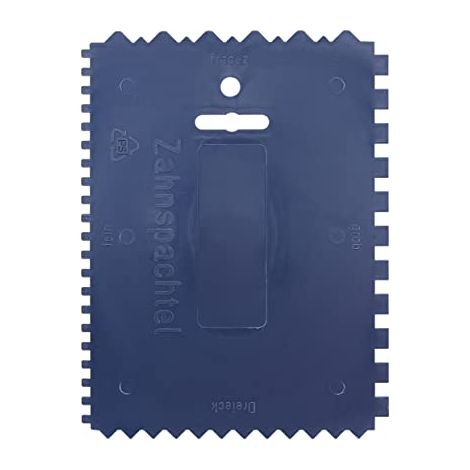 kwb Spatola dentata in plastica KWB, 032900 (denti a 4 lati, 180 x 130 mm) (1/3)
