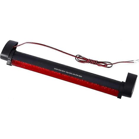 Troisième feu stop de voiture, feu stop à LED, feu stop arrière universel à 32 LED rouges surélevé pour voiture (1 pièce) (1/5)