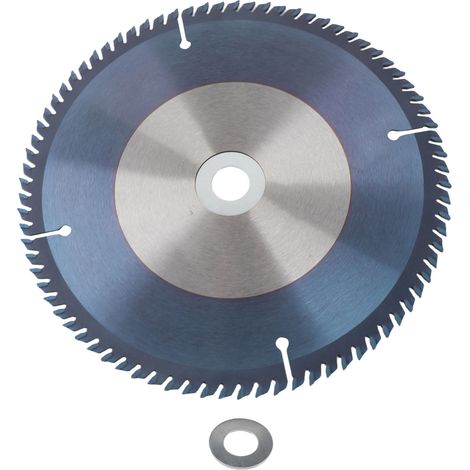 Disco de sierra circular con revestimiento azul para cortar madera, compatible con amoladoras angulares (1852,43080T) (1/5)