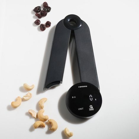 Bilancia da cucina elettronica pieghevole con touchscreen, portata 5 kg, precisione 1 g, modello 1305