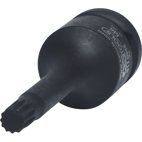 KS Tools 1/2" Kraft-Bit-Stecknuss Vielzahn, lang, M8 - 911.0948 (1/5)