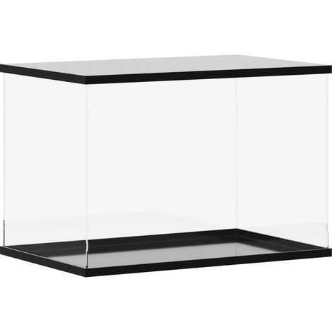 Transparente Vitrine 56x36x37 cm aus Acryl