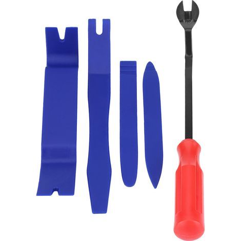 5 pièces en plastique dur Auto voiture stéréo Radio porte Clip panneau tableau de bord suppression de garniture installer ensemble d'outils (1/5)