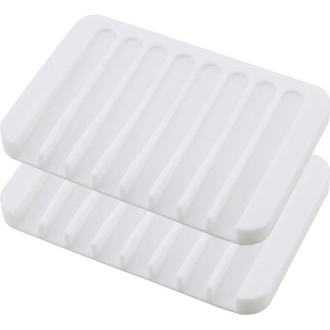 Lot 2 porte-savon silicone antidérapant salle de bain douche cuisine (1/5)
