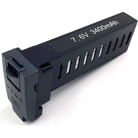 7,6 V 3400 mAh wiederaufladbarer Lithium-Polymer-Akku mit hoher Kapazität (LiPo-Akku) für die Drohne SG906 Pro 2/SG906 Max (1/5)