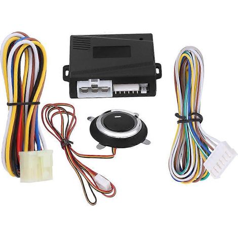 Démarreur à distance universel 12V pour moteur de voiture avec bouton-poussoir de démarrage/arrêt (1/4)