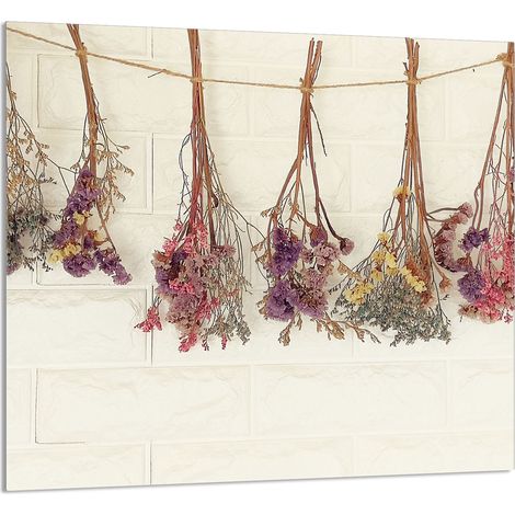 PANNELLO IN VETRO PER CUCINA 65x60 Fiori (1/5)