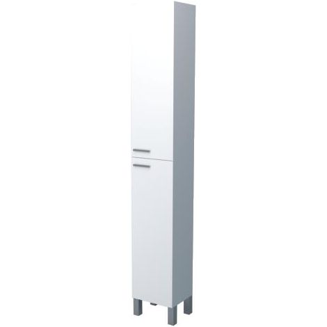 ONDEE ZEN - Colonne de rangement à poser AKTIVA - 30cm - Blanc - Mélaminé - Livré en kit
