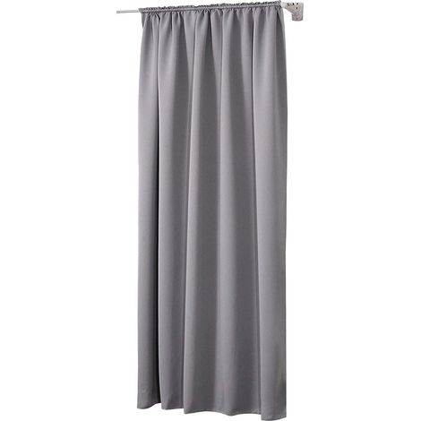 WOLTU 1 pièce Rideau occultant, pour fenêtre Isolant Thermique, 168x229cm, Gris Foncé, VH5910dg (1/4)