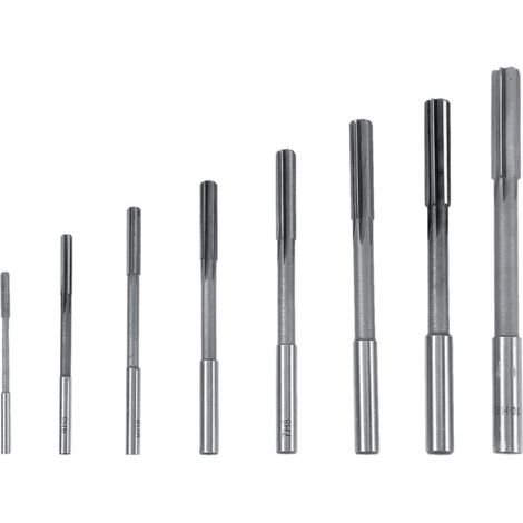 8 pièces HSS alésoirs de serrage fraise ensemble d'outils de 3/4/5/6/7/8/9/10mm tige droite (1/5)