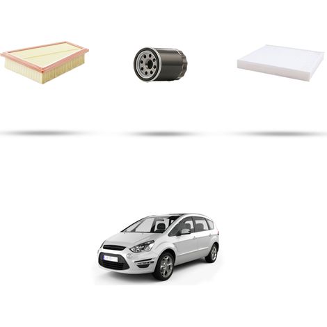 Kit tagliando 3 filtri compatibile con Ford S-Max 2.0 EcoBoost Scti 176kw dal 2010 (1/5)