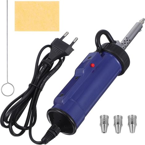 Entlötpumpe, Elektrischer Lötsauger, AC220 V, 350W, Starkem Vakuum Automatische Entlötpumpe mit Austauschbaren Düsen für Effektives Entfernen von Lötzinn für Elektronischer Geräte (1/5)