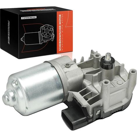 Motor del limpiaparabrisas, 12 V, 4 pines de conexión, instalación frontal, compatible con SEAT Altea 5P1, componentes de ingeniería (1/5)