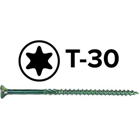 Vite per Friulsider Professionale Legno Tsp Torx T 30 100 Pezzi 6 X 120 mm