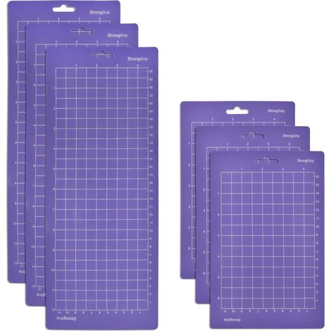 Tapis pour machine à découpe standard 3 pièces 4,5 po x 12 po et 3 pièces 4,5 po x 6,5 po Tapis de découpe réutilisables pour papier cartonné (1/4)